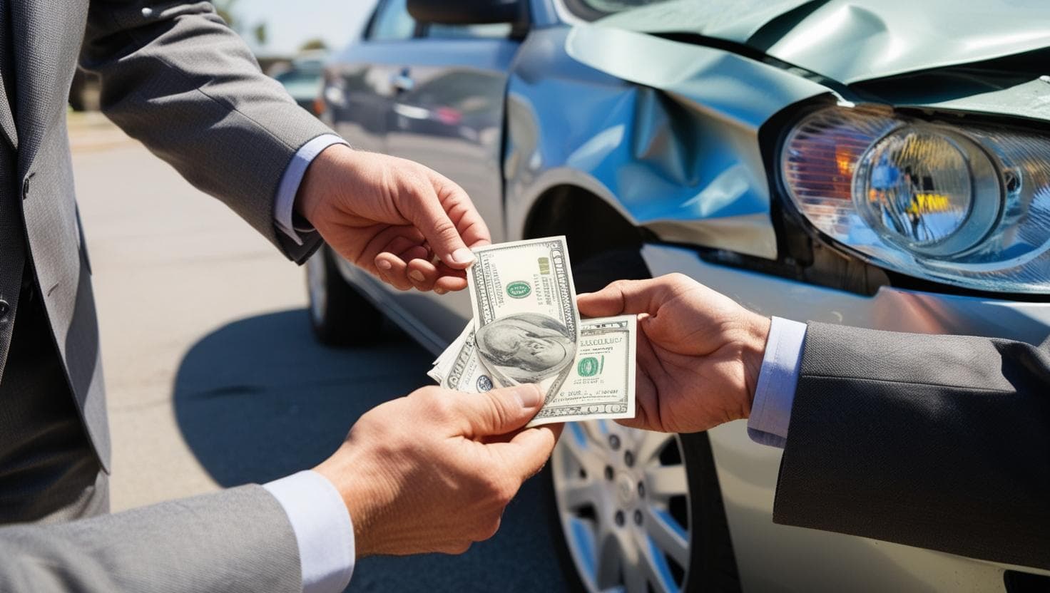 دفع فوري عند شراء السيارة المصدومة